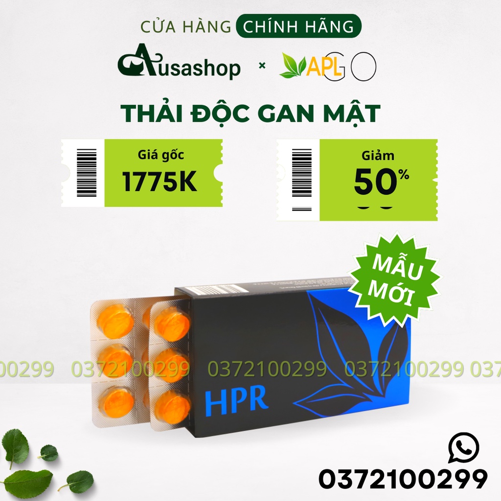 HPR – Viêm Ngậm Giải Độc Gan APLGO - Sỉ Lẻ Giá Tốt