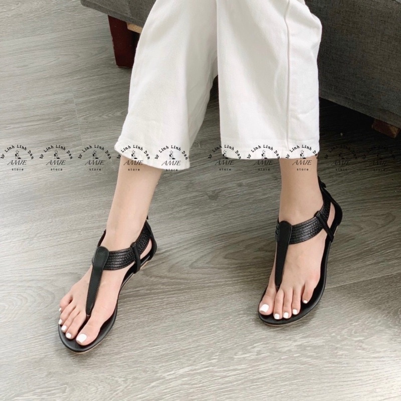 Sandal Kẹp Ngón Da Rắn