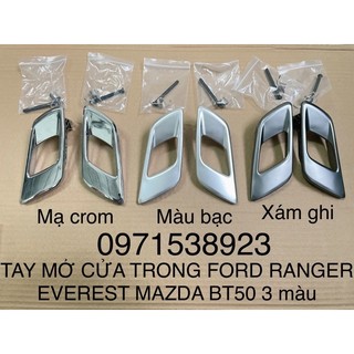2 tay mở cửa trong ford ranger everest mazda bt50 2013-2022 3 màu