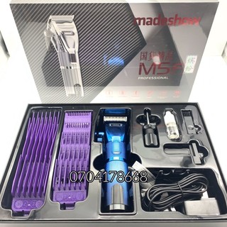 Tông đơ cắt tóc madeshow m5f cao cấp màu xanh