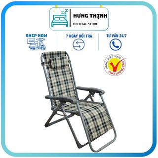 Ghế xếp thư giãn Kasuma khung thép dày cao cấp gấp gọn tiện lợi thông minh
