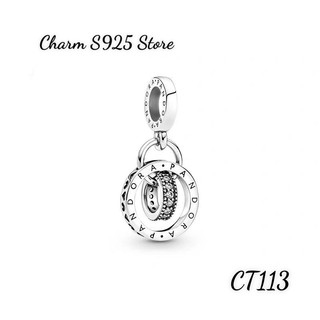 Charm pan ale treo logo pan bạc s925 thuần khiết hàng cao cấp