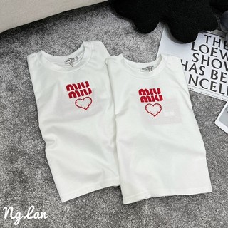 Áo phông miumiu dáng lửng full tag