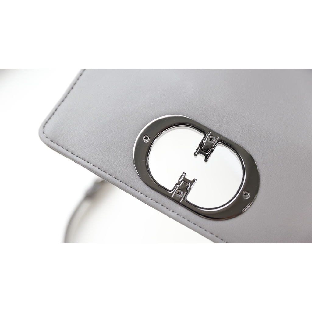 Túi đeo vai đeo chéo CD CARO SZ20 KHÓA ĐEN DA THẬT