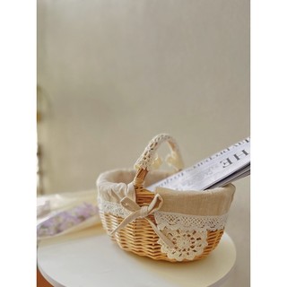Giỏ Mây Đan Picnic Decor