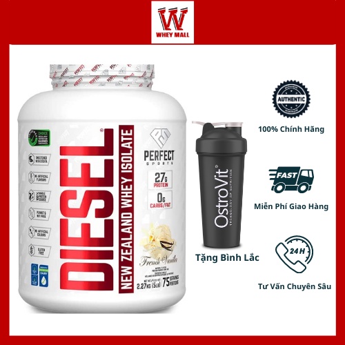 Diesel New Zealand Whey Isolate 5Lbs (2.3kg) Sữa Dinh Dưỡng Tăng Cơ Nhanh Cho Người Tập Gym