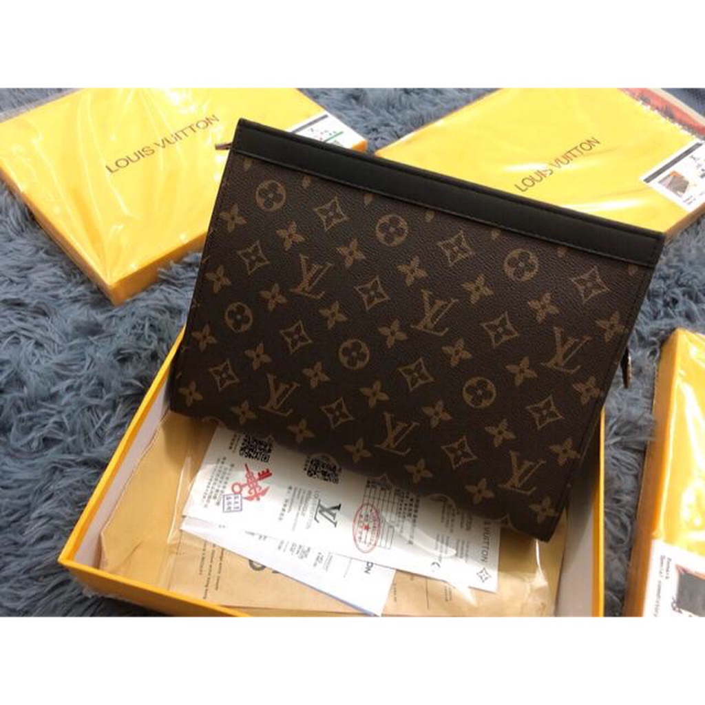 Ví  cầm tay nam cao cấp - Ví kẹp nách nam  LV01