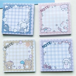 Sổ note gấu thỏ mèo N2a giấy ghi chú cute dễn thương