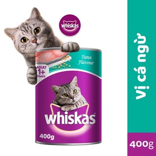 Pate whiskas lon 400gr - combo 6 lon tiết kiệm