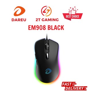 Chuột Gaming DAREU EM908 (LED RGB, BRAVO sensor) BH 2 năm chính hãng