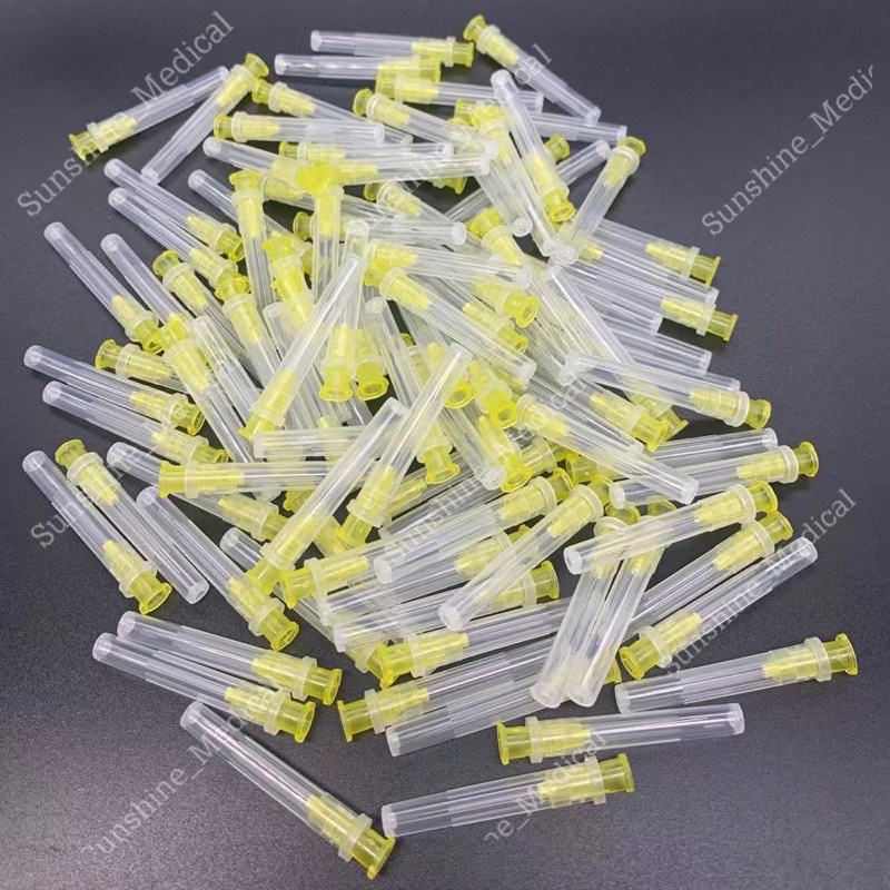 Kim bơm rửa nội nha 2 lỗ kim bơm rửa nha khoa kim bơn rửa ống tuỷ răng