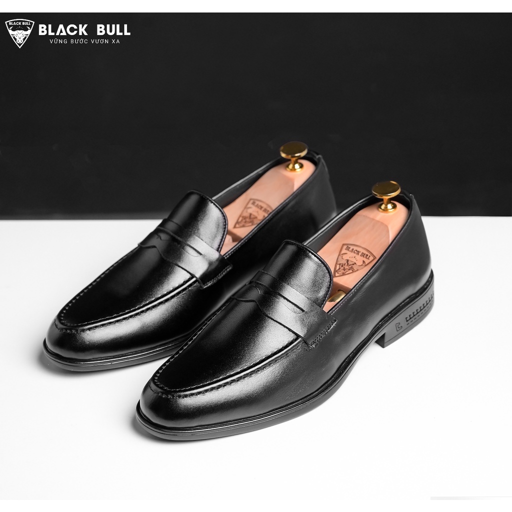 Giày Lười Thiết kế Da bò Cao cấp BLACK BULL BL-01-D