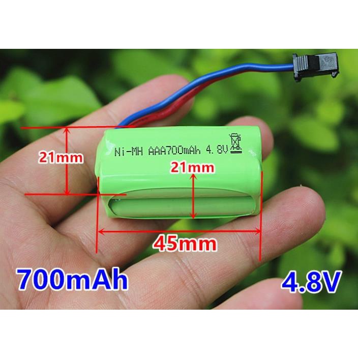 Bộ pin sạc Ni-MH 4.8V 700mA, 4 pin AAA 1.2V Ni-MH