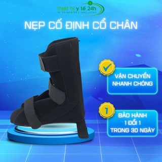 Nẹp cố định cổ chân - đai cố định cổ chân cao cấp, giúp hồi phục nhanh sau chấn thương khớp, dây chằng bàn cổ chân