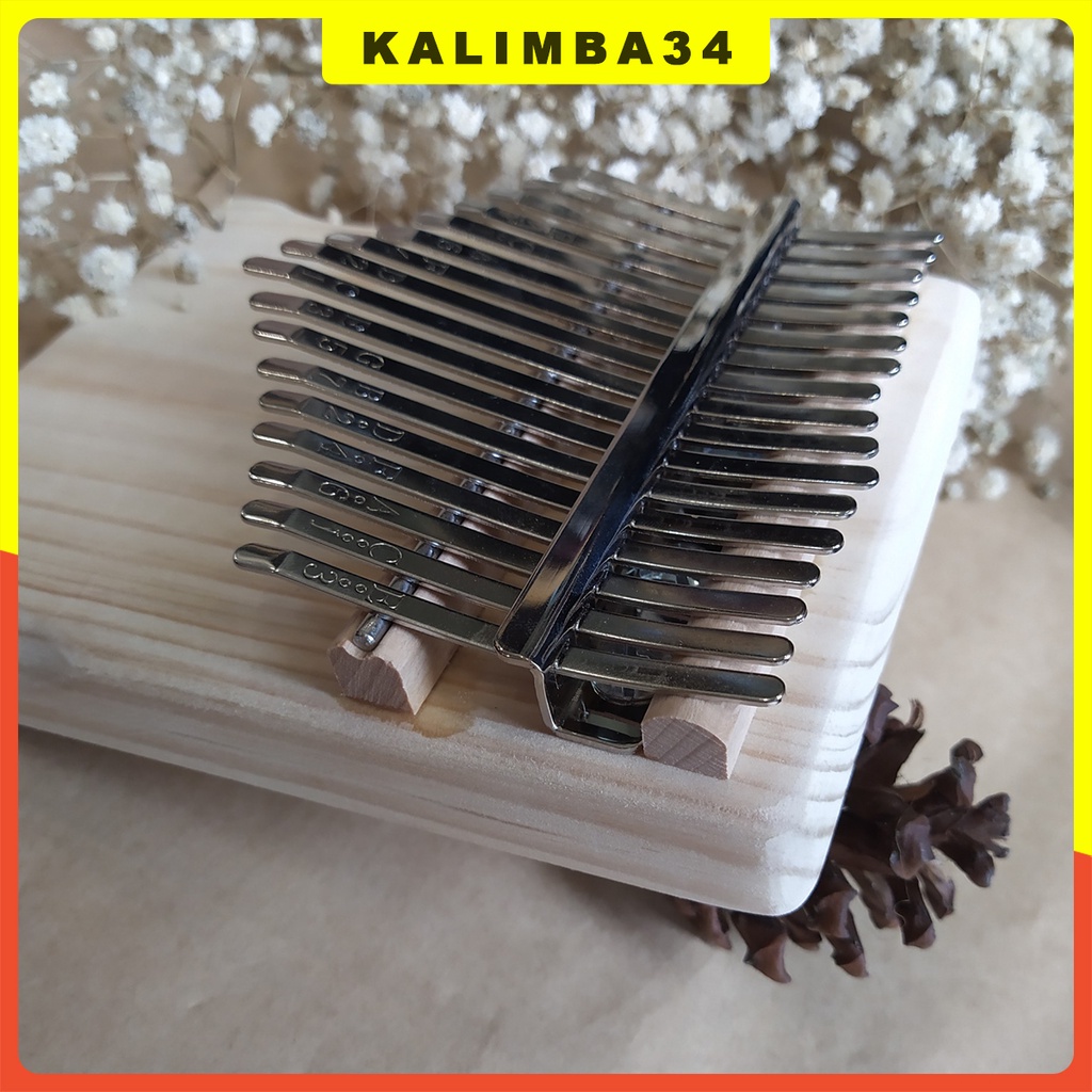 Đàn kalimba 17 phím, 21 phím cơ bản KL34 Tone C, Tone B, Kalimba giá rẻ cho người mới tập chơi tặng đầy đủ phụ kiện