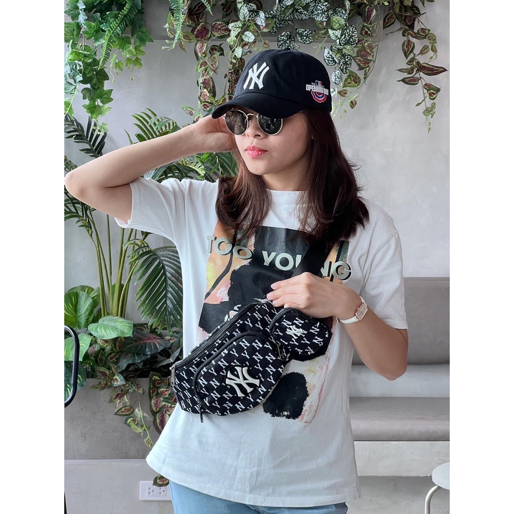 Túi Đeo Chéo Túi Bao Tử MLB NY Yankees Presbyopia Full Tag Mac thời trang nam nữ