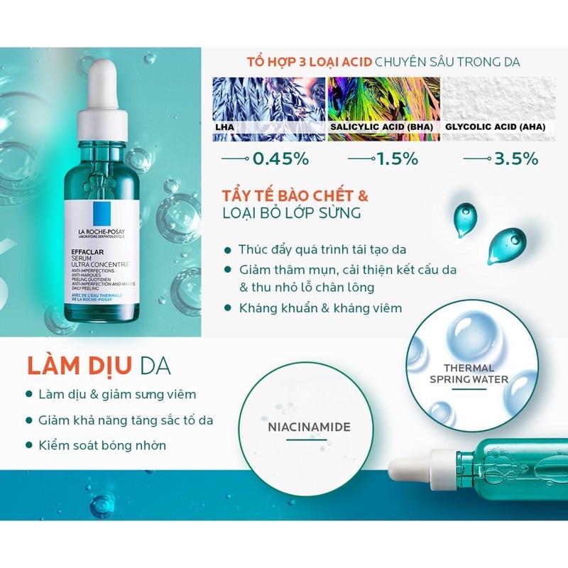 La Roche-Posay Effaclar Duo+ Kem dưỡng giúp giảm mụn Sample