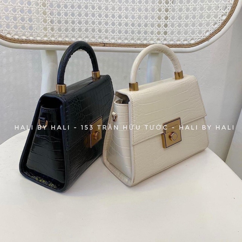 Túi cnk quai xách da sần