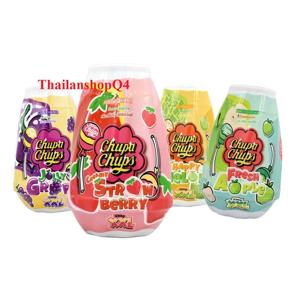 Sáp thơm Chupa Chups Gel Air Freshener ngọt lịm kẹo trái cây 230gr Thái lan