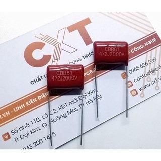 Tụ CBB81 các giá trị 2KV