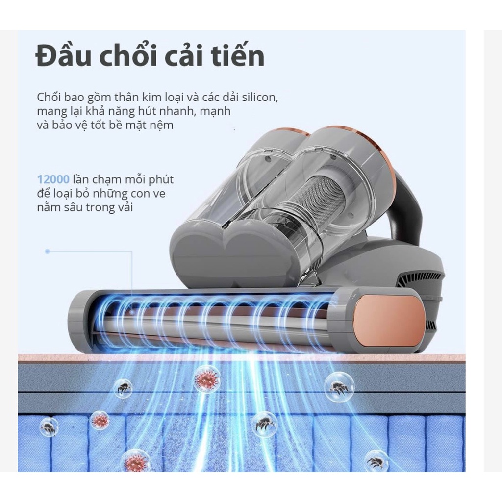Máy hút đệm diệt khuẩn thông minh Smarock S10 Pro
