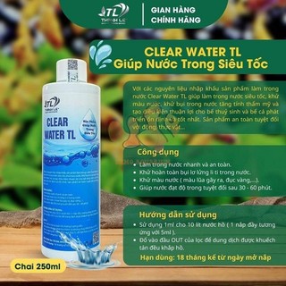 Clear water tl - làm trong nước cấp tốc vệ sinh sạch hồ