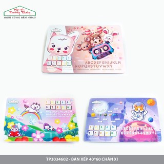 Bàn xếp học sinh xếp gọn 4 chân | Bàn xếp sinh viên ngồi đất size 40*60 | NGUYỄN TRƯỜNG THẮNG Folding Table