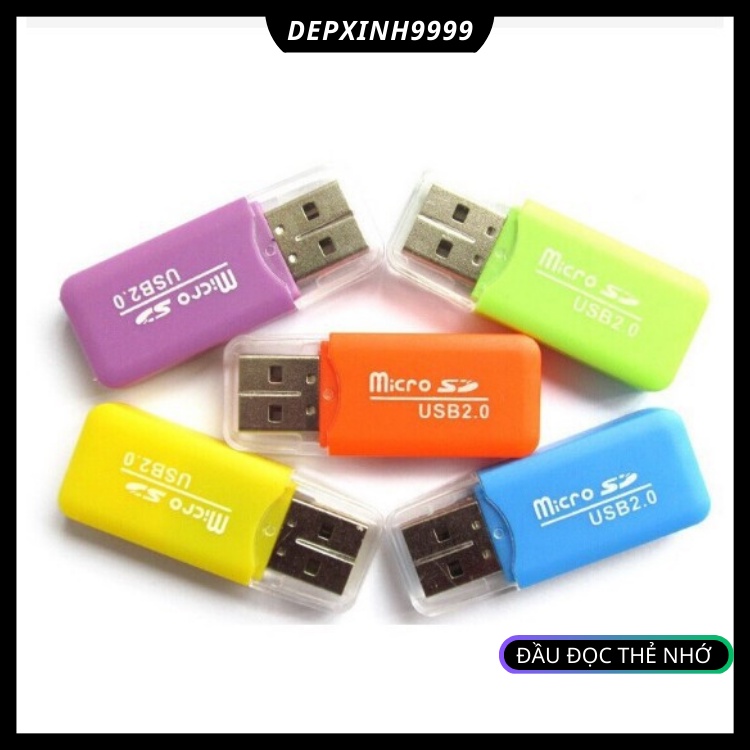 Đầu đọc thẻ nhớ Micro Sd cổng usb, đầu lọc thẻ nhớ mini dùng kết nối pc, laptop
