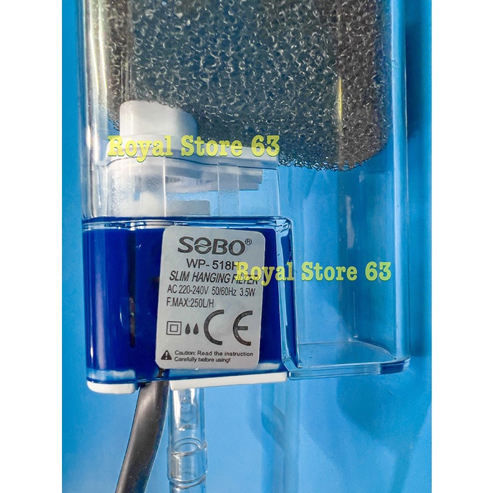 Lọc Thác Sobo Wp 518h cho bể cá mini 3,5w