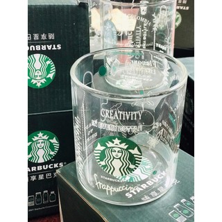Ly Starbucks thủy tinh dung tích 280ml