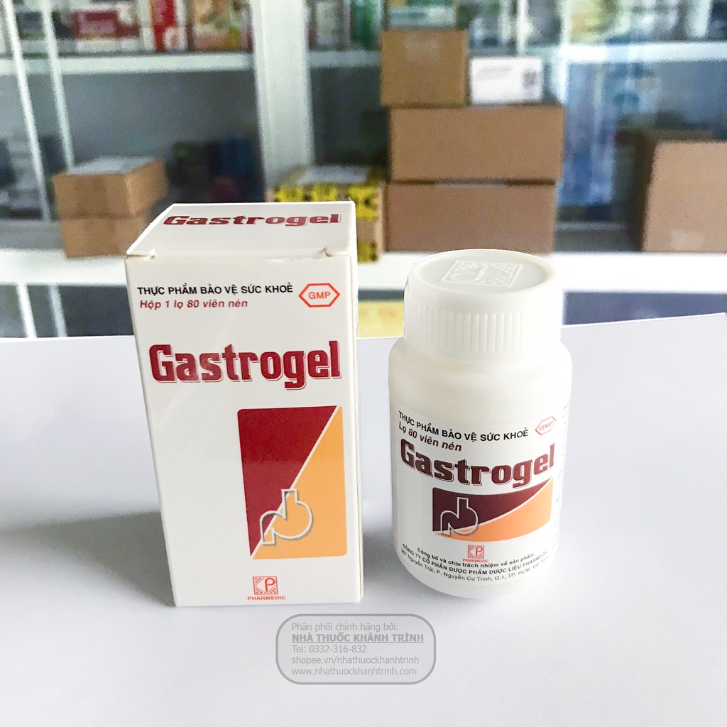 GASTROGEL viên nhai giảm đau nhanh cho dạ dày, tá tràng