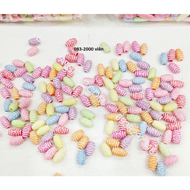 10 gam hạt nhựa hoa, sao, cá, chim, mèo ..  trang trí vòng hạt, cột tóc,làm đồ chơi, trang trí thủ công handmade....