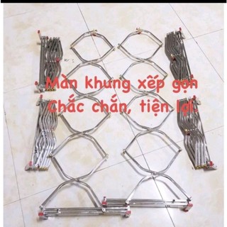 MÀN KHUNG XẾP INOX