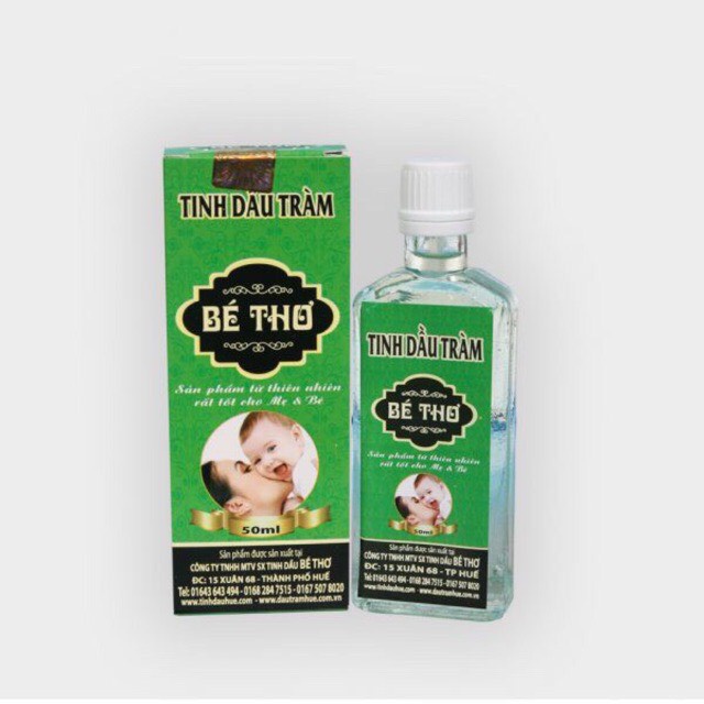 Tinh Dầu Tràm bé Thơ 50ml - 100ml ( có tem chính hãng của cty Bé Thơ)