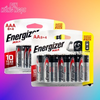 Pin aa , aaa , aaaa , c , d , 9v , cr2032 , cr2025 , a23 , a27 energizer max siêu bền bỉ - hàng chính hãng