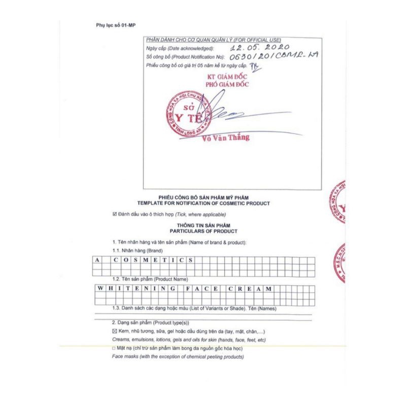 Kem Face Pháp A Cosmetics 2022 Mẫu Mới