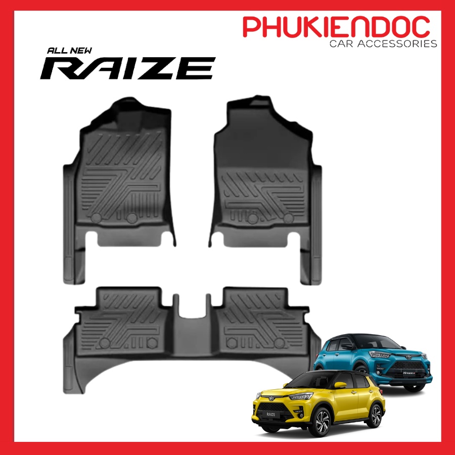 Lót sàn Toyota Raize 2020-2023 5D TPV  tràn viền
