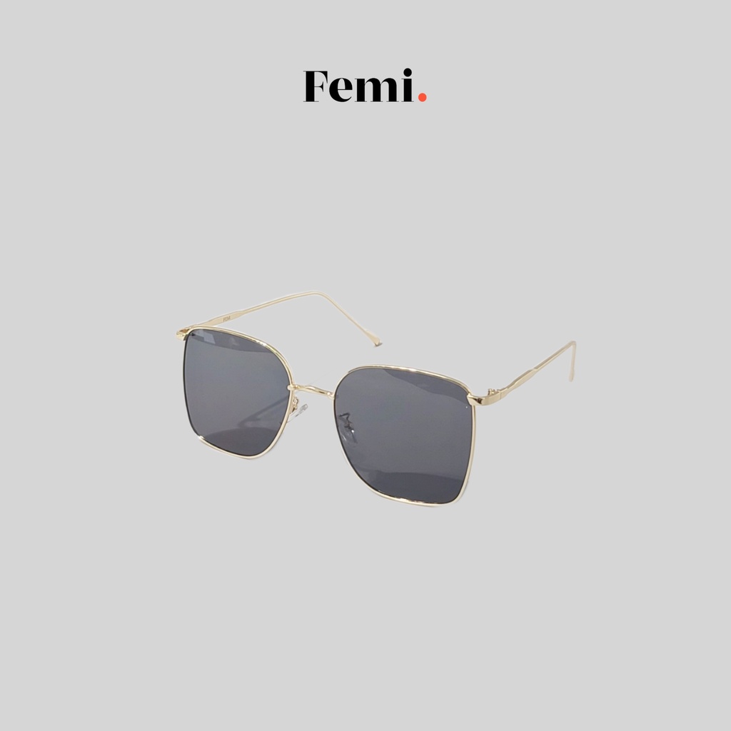 Kính Mát Femi Bibi 2 chính hãng kính mát nữ kim loại phong cách Hàn Quốc