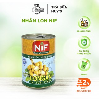 Nhãn Nước Đường NIF Đóng Lon 560Gr