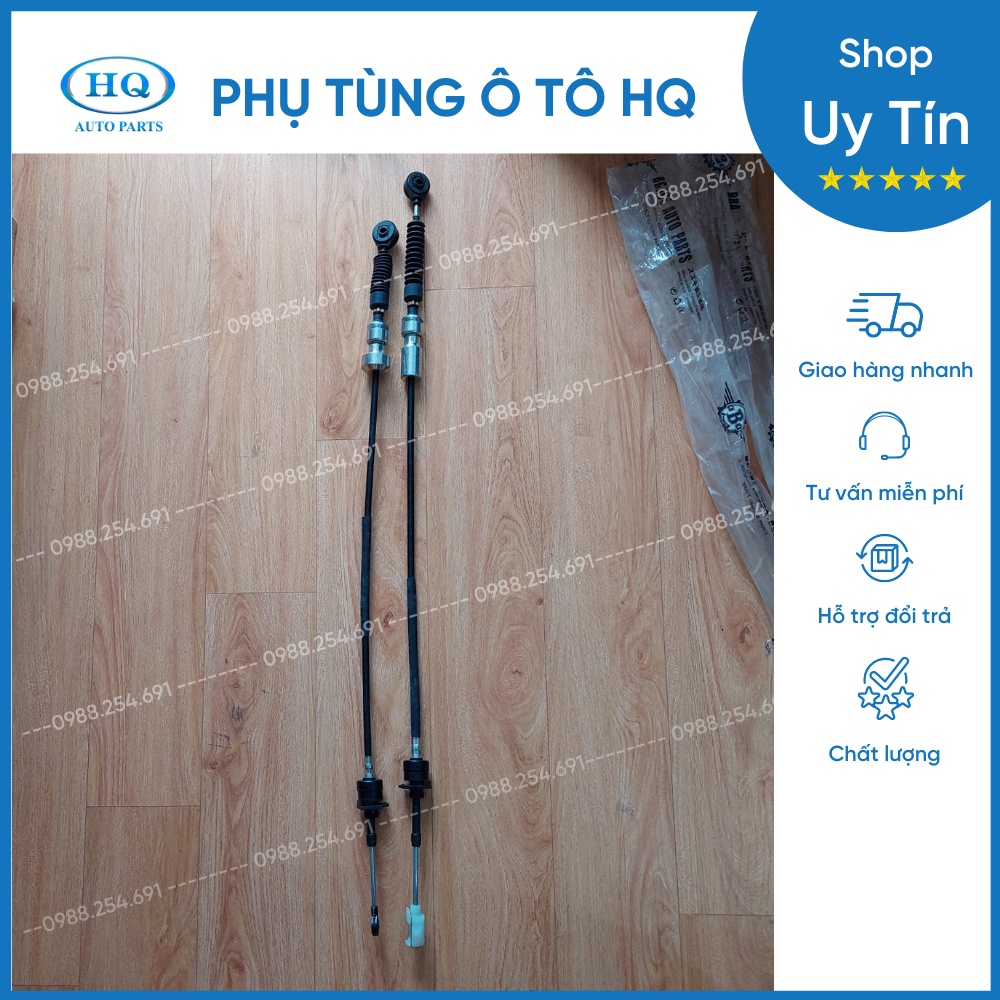 Dây số xe tải Suzuki 500kg, Thaco 750 dài 1100mm (2 dây gồm dây số và dây lừa)