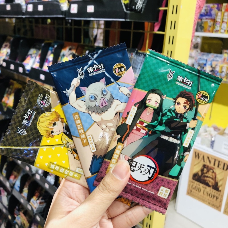 Thẻ nhân phẩm Kimetsu Chính Hãng nhiều mẫu (mua box đọc mô tả)