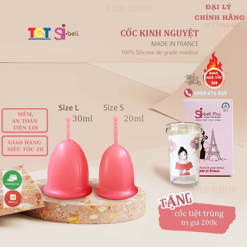 SIBELL CỐC NGUYỆT SAN CHÍNH HÃNG, (FULL QUÀ)