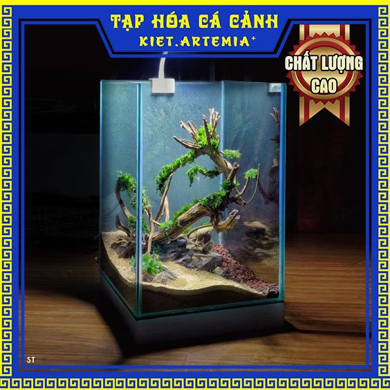 Cát trắng thủy sinh, cát vàng thủy sinh, cát thủy sinh túi 1kg