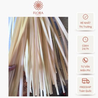 Nan tre nứa, vầu dài 50-100cm . Nan đan lát mây tre đan, trang trí