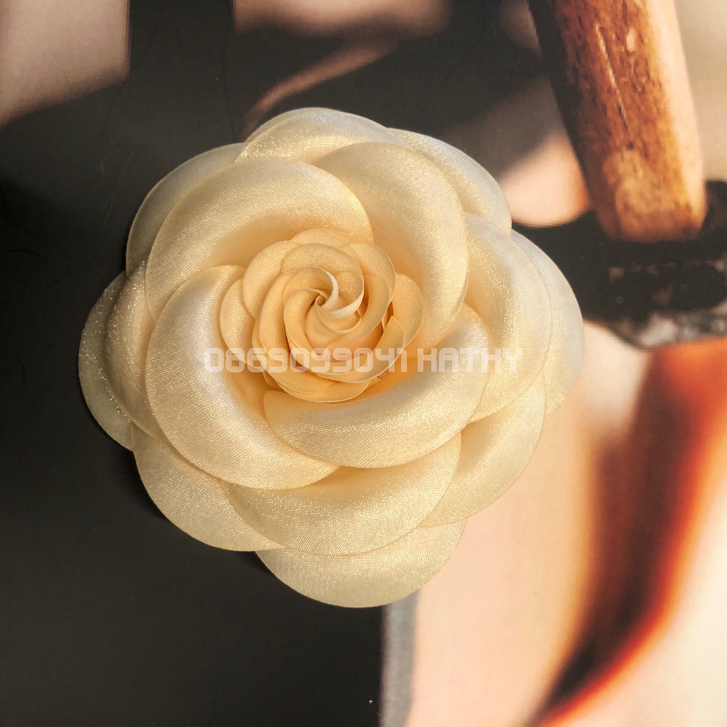 🌸Bông Trà Cài Áo 10 cm Nhiều Màu lựa chọn🌸