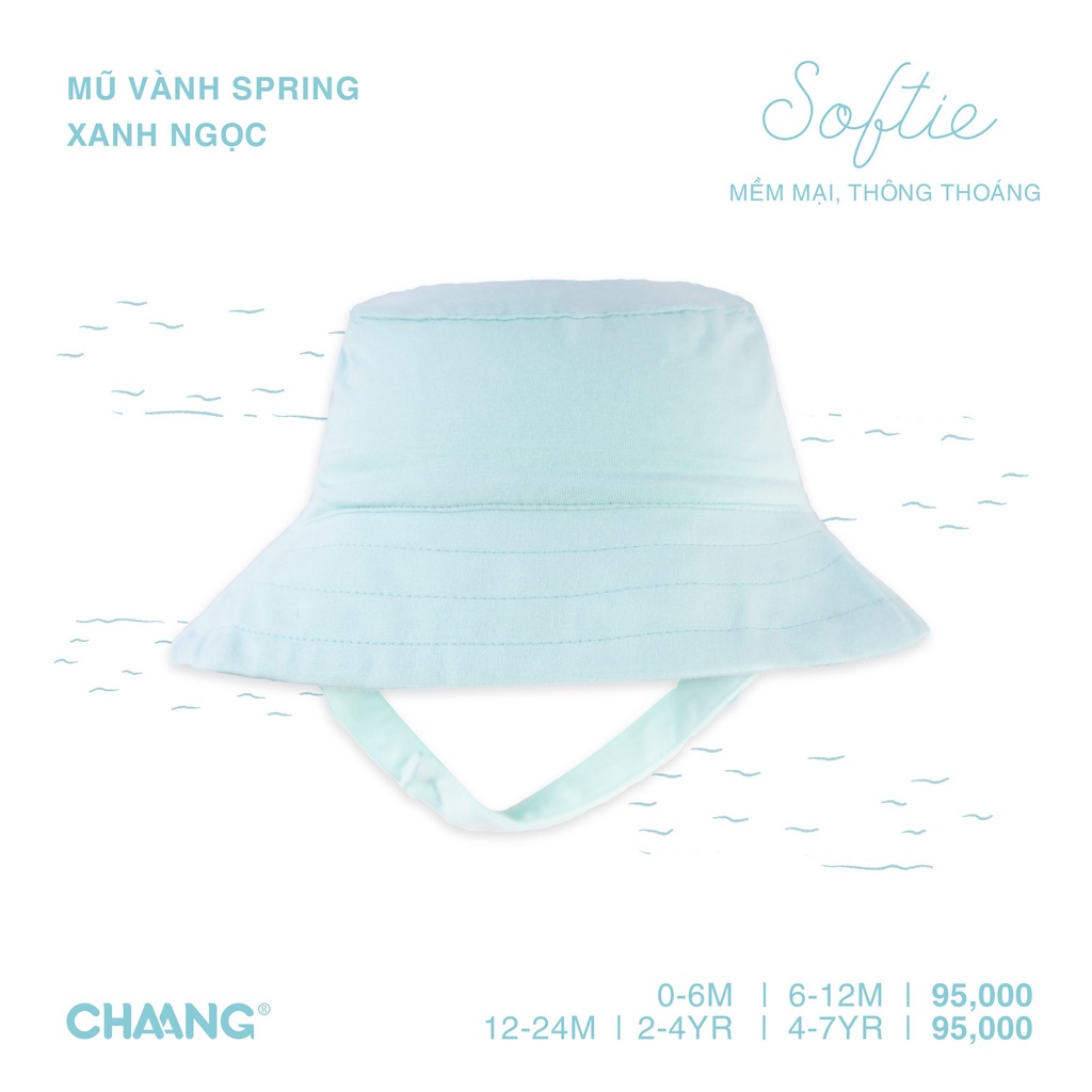 [Chaang] Mũ vành che nắng chất liệu cotton thấm hút mồ hôi hãng Chaang cho trẻ em từ 0 đến 7 tuổi