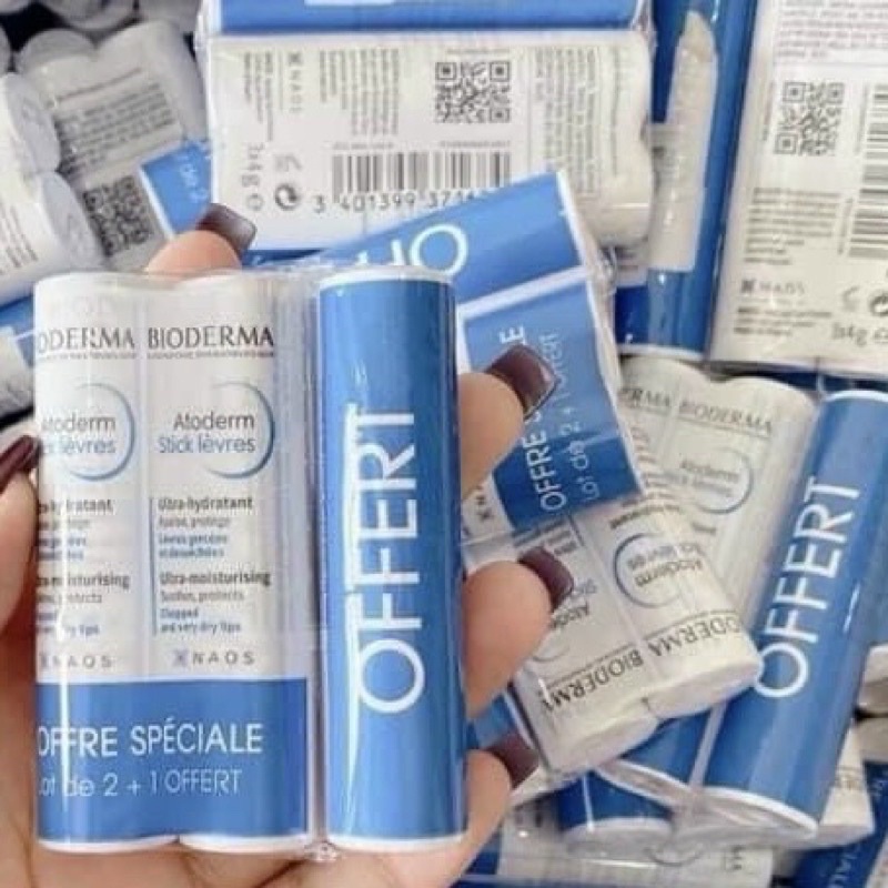 Son dưỡng môi Bioderma Atoderm Stick Lèvres 4g Pháp