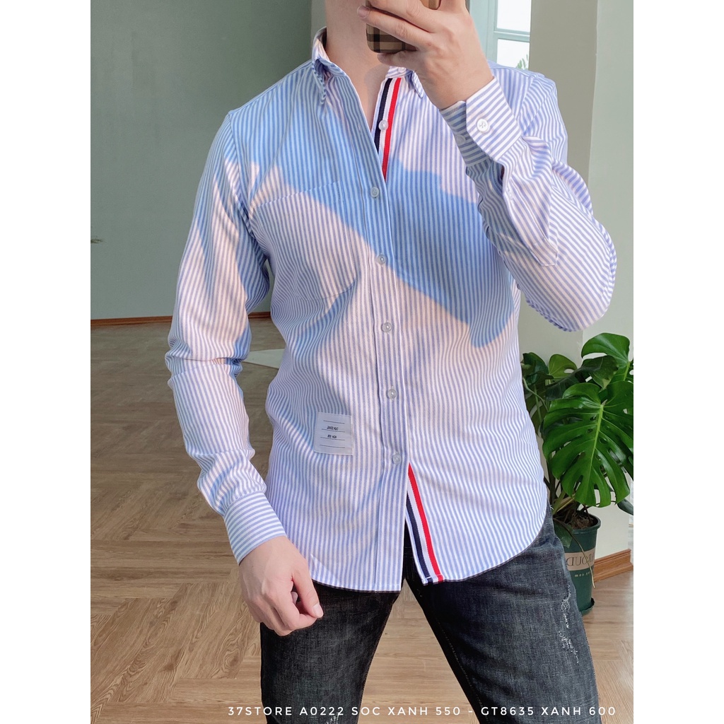 Mẫu Sơ mi cao cấp Thorm - Chất liệu cotton mềm mịn, thoáng mát, thấm hút mồ hôi, không ra màu,đa phong cách