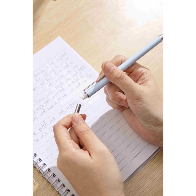 Bút chì kim bấm Deli xanh dương/hồng/xanh lá ngòi 0.5mm