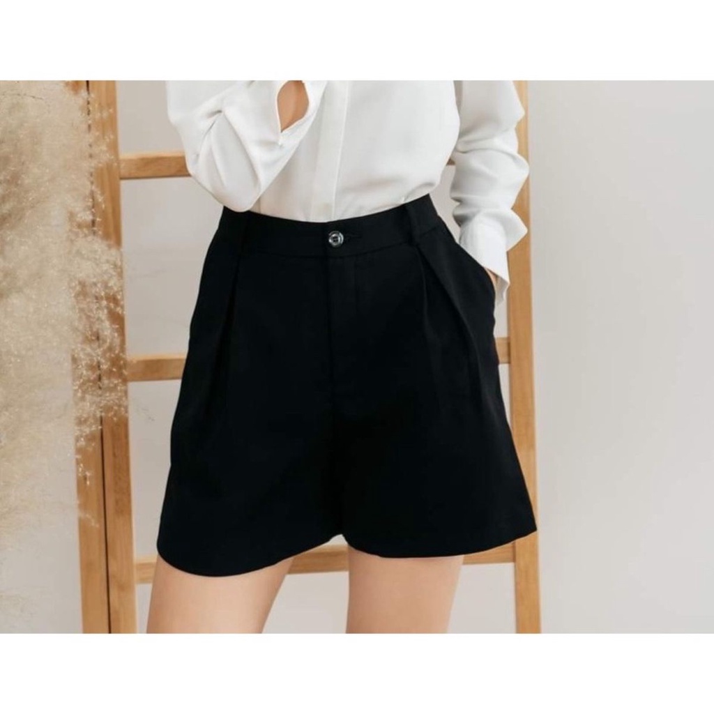 Quần sooc đen nữ bigsize  VSHIRT